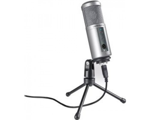 Audio-Technica AT2500 USB Microphone Capacitor Microphone - black