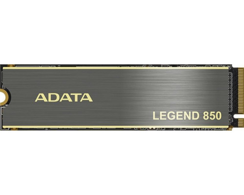 Dysk SSD ADATA Legend 850 2TB M.2 2280 PCI-E x4 Gen4 NVMe (ALEG-850-2TCS)