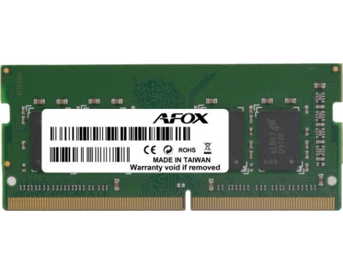 AFOX SODIMM, DDR3, 8 GB, 1600 MHz,  (AFSD38BK1P)
