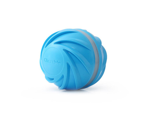 Cheerble W1 Interactive Ball for Dogs and Cats (Cyclone Version) (blue)